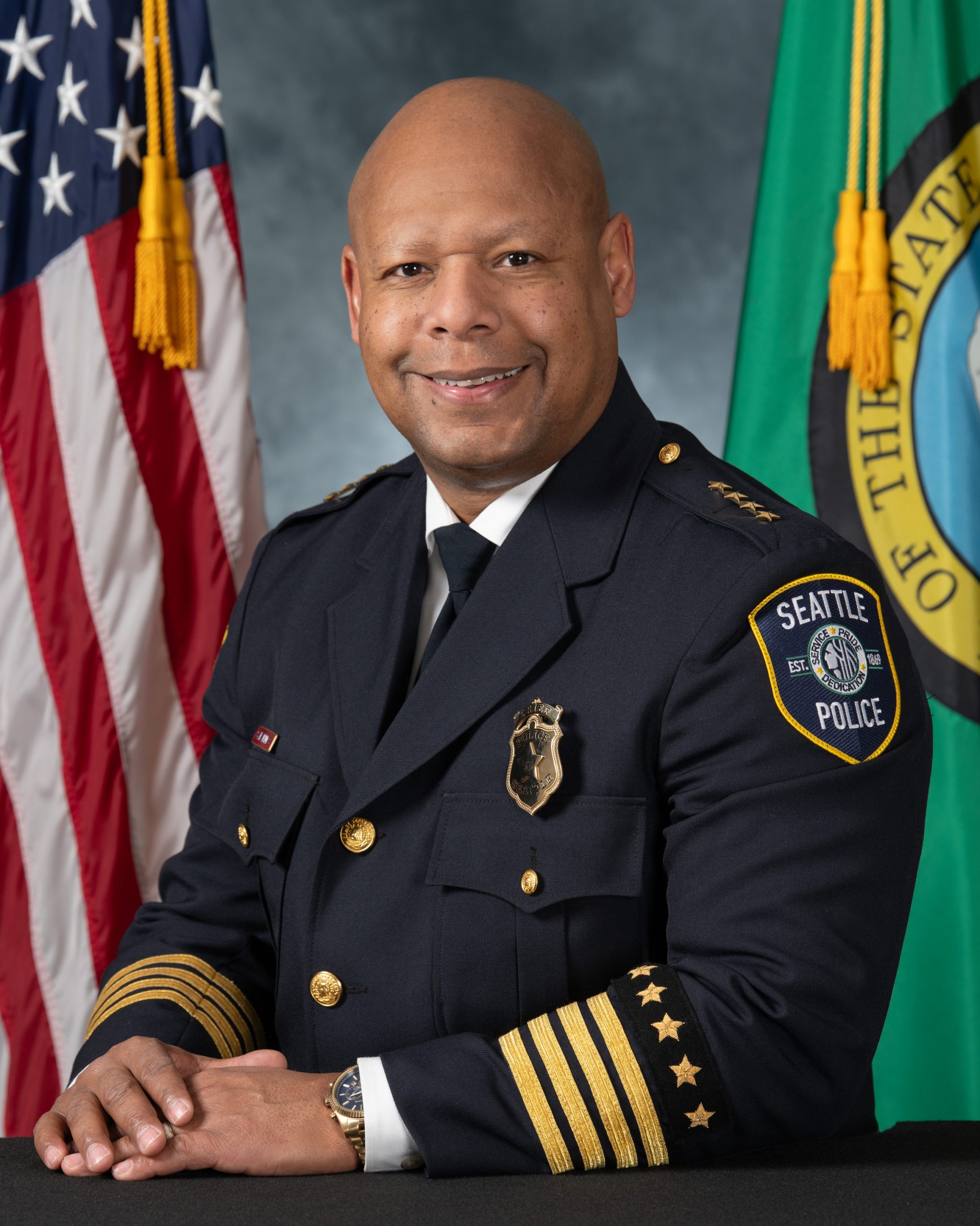Dr. Shon Barnes, Seattle Police Chief